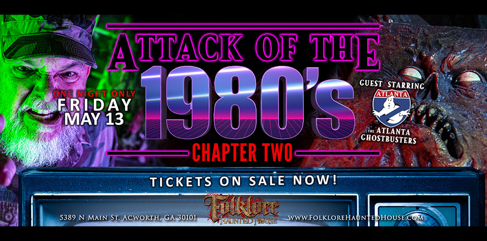 Attack of the 1980s at Folklore Haunted House