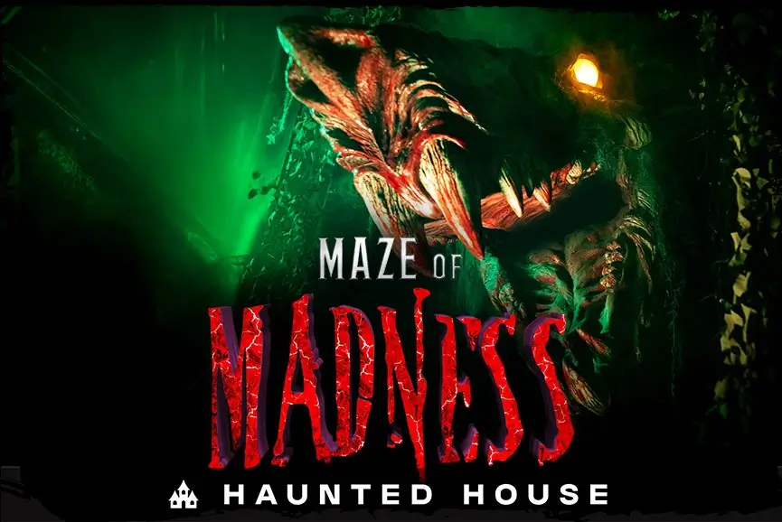 Maze of Madness haunted house poster