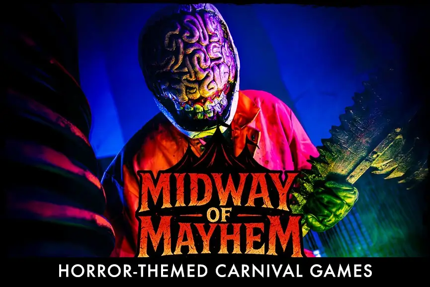 Midway of Mayhem carnival games poster